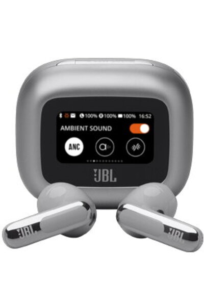 JBL Live Flex 3, 10 hours, Bluetooth 5.3, Silver