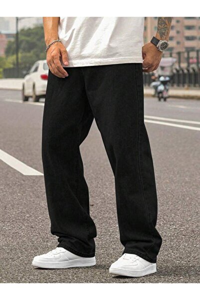 oraystore Men's Loose-Fit Comfortable Fit Jeans