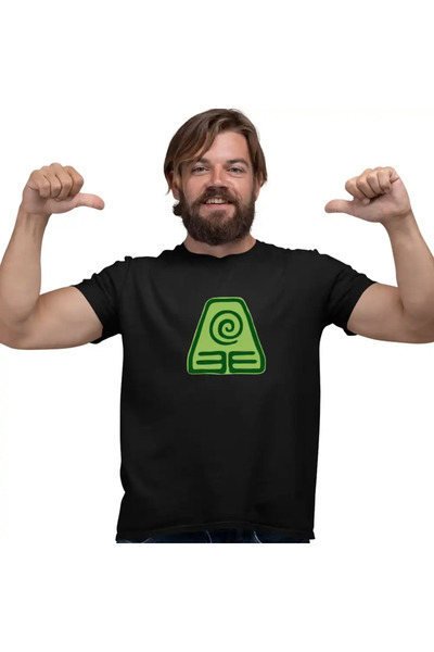 OEM Men's T-Shirt Avatar Earthbender Element Symbol Master of Earth