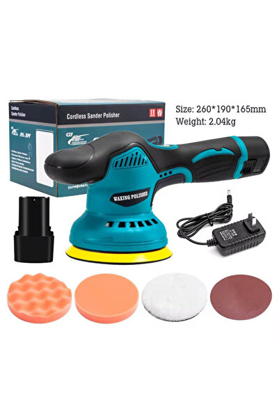 Promagg Aparat polish auto fără fir cu 2 acumulatori 36V, viteză reglabilă