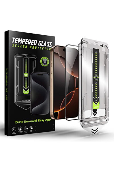 Techsuit Husă completă TitanGlass pentru iPhone 12 / iPhone 12 Pro - Neagră