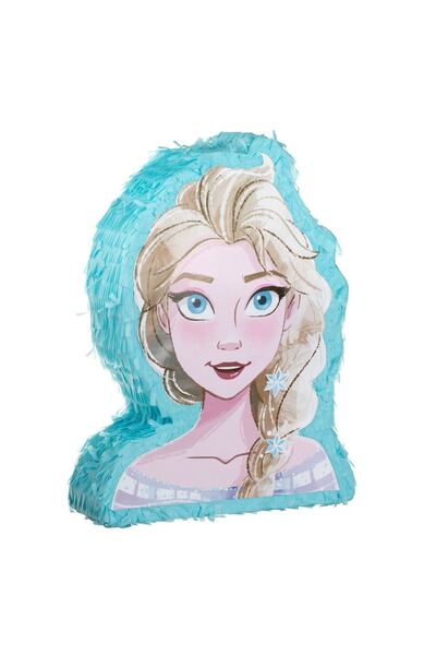 OEM Frozen Elsa Pinata for Girls, with 30 Toys Included, Multicolor/Turquoise...