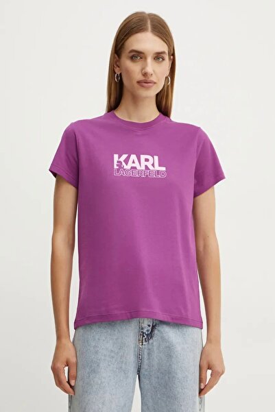 Karl LagerfeId Women's cotton T-shirt 24WW1703