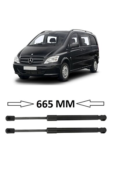 cme parts Mercedes Vito W639 2004-2013 Uyumlu Sağ + Sol Takım Bagaj Amortisör...