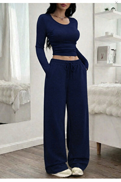 pandy Women's Wide Leg High Waist Sweatpants