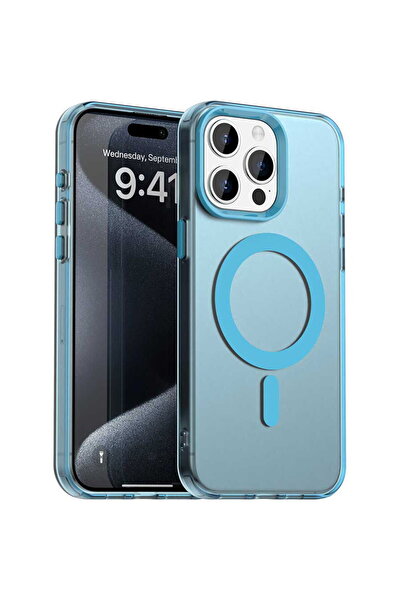 Techsuit Case for iPhone 15 Pro Max - CandyCase MagSafe - Blue