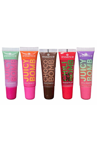 Essence Shiny Beauty Set Juicy Bomb Your Favorite Flavored Lip Gloss Collection