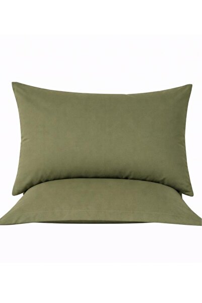 Çeyiz Diyarı Almond 2-Piece Pillowcase Khaki