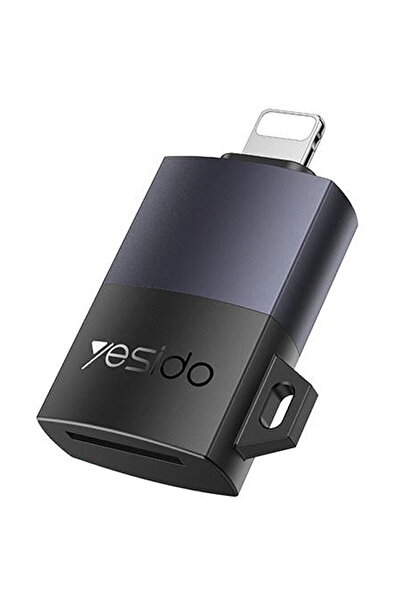 Yesido Lightning to TF Adapter, 480Mbps, 4K - (GS38) - Gray