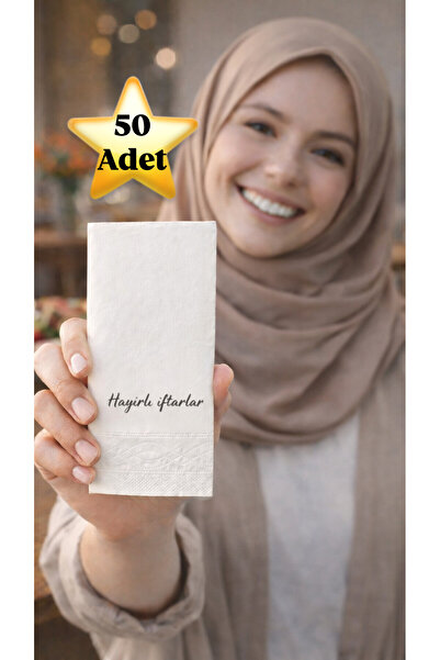Palo Santo Hayırlı İftarlar Baskılı Peçete 50 Adet