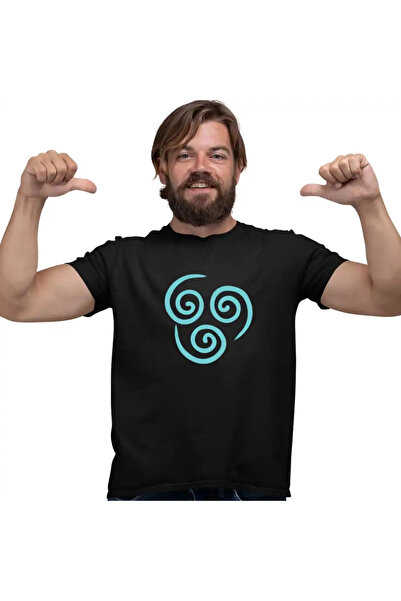 OEM Men's T-Shirt Avatar Airbender Element Symbol Master of Air