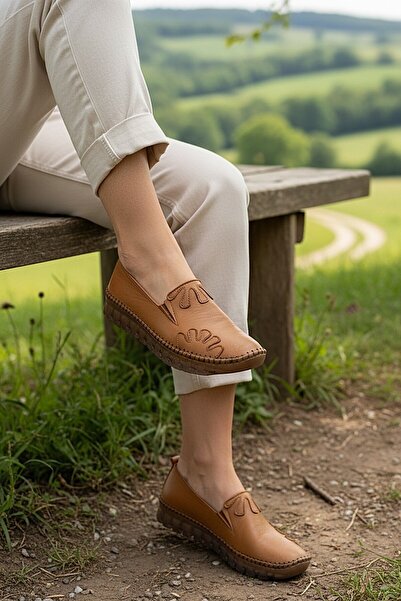 KAFKASLAR AYAKKABI Неплъзгаща се подметка с шевове, меки, ежедневни ортопедич...