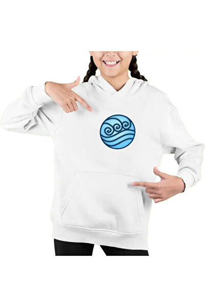 OEM Hanorac Copii Fete Avatar Waterbender Element Simbol Maestru Apei
