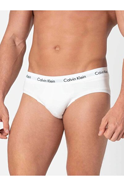 Calvin Klein , Set of briefs with logo waistband - 3 pairs, White, M