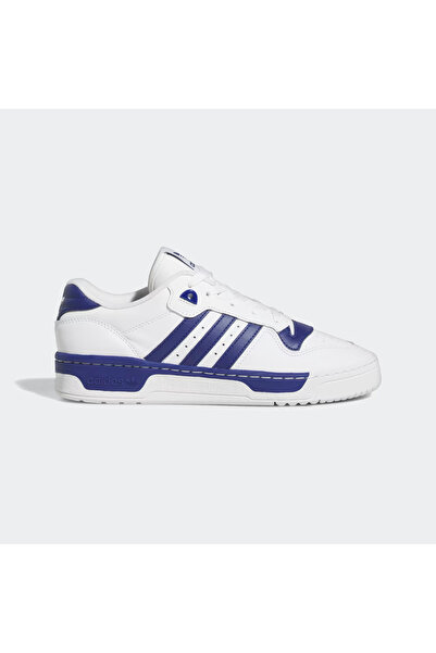 adidas WHITE BLUE RIVALRY LOW SPORT SHOES