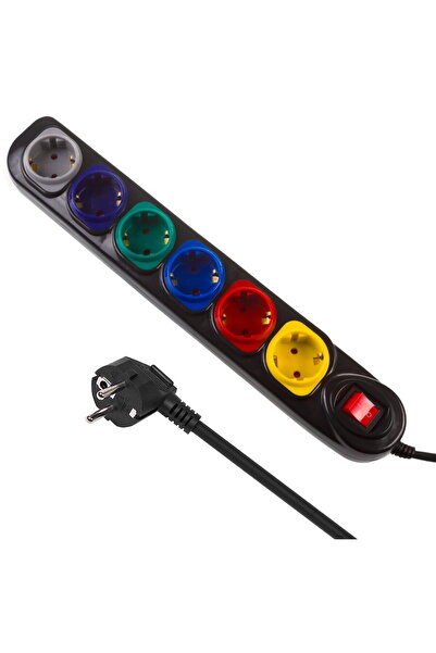 Maclean MCE509 B Power Strip with Switch