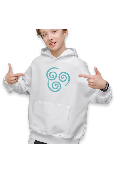 OEM Hanorac Copii Baieti Avatar Airbender Element Simbol Maestru al Aerului