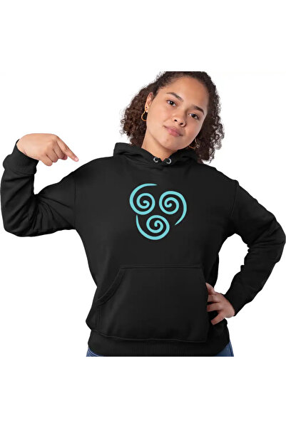 OEM Women's Hoodie Avatar Airbender Element Symbol Master of Air