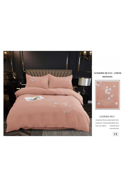 Set Premium bed linen – 6 pieces, fine embroidery