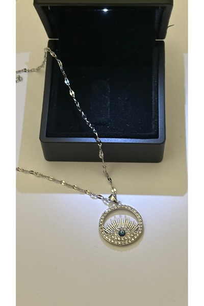 mibrillo Steel necklace with lighted box, valentine's day necklace.