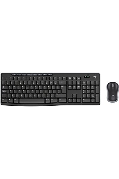 logitech MK270 Wireless Keyboard and Mouse Kit, USB, UK Layout, Black
