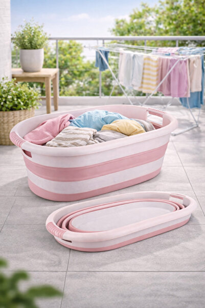 yoyo 38 LT Katlanır Çamaşır Sepeti – Akordiyon Silikon Katlanabilir Kirli Çam...