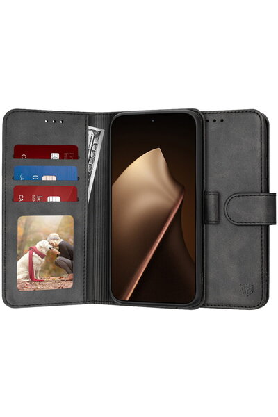 Techsuit Husa pentru Xiaomi 15T Pro - Diary Book - Black