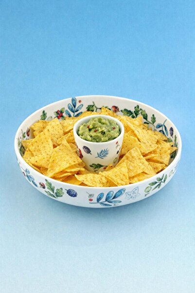 Bursa Porselen Dekor Garden porselen cips kasesi