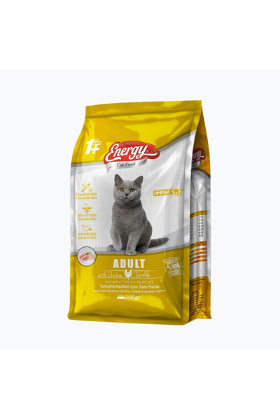 cat food energy Tavuklu Yetişkin Kedi Maması - 500 g