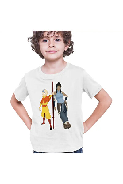 OEM Tricou Copii Baieti Avatar Aang Korra Last Airbender Shaolin Monk