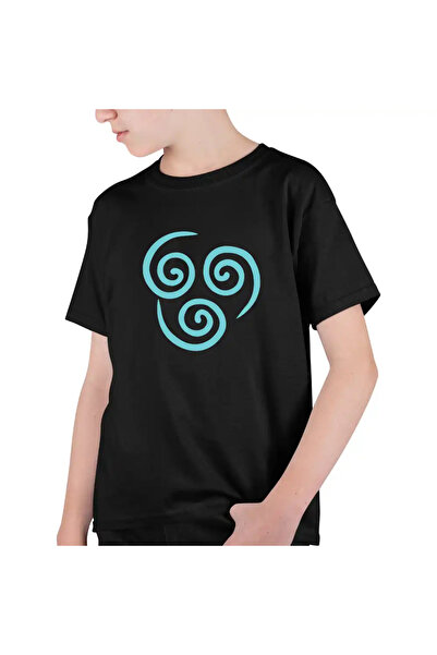 OEM Tricou Copii Baieti Avatar Airbender Element Simbol Maestru al Aerului
