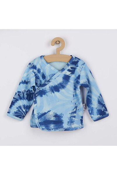 Nicol Baby cotton shirt Tomi blue, size 68 (4-6m)