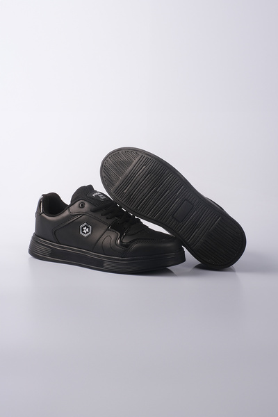 Bebek Sepeti Unisex Daily Lace-Up Black Black Sneaker Sports Shoes