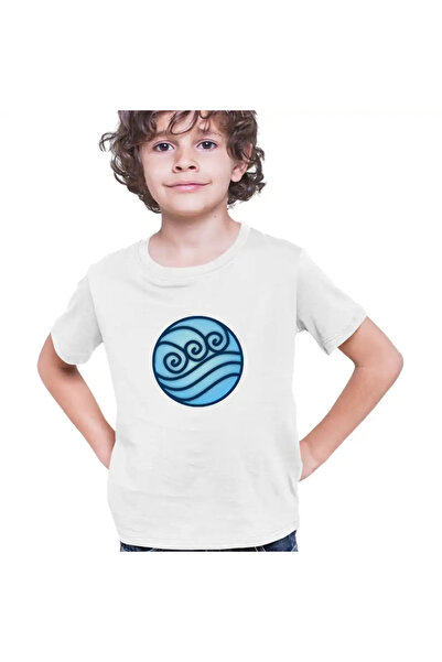 OEM Tricou Copii Baieti Avatar Waterbender Element Simbol Maestru Apei