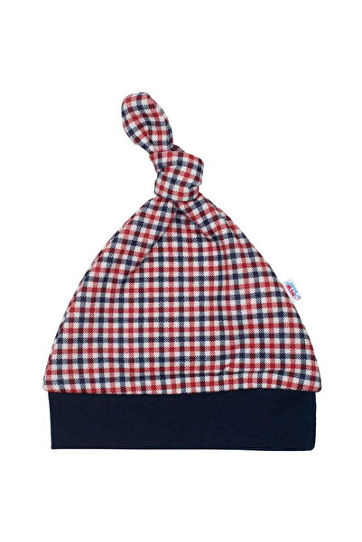 NEW BABY SHOP Căciulă pentru bebeluși din bumbac, model New Baby, în carouri,...