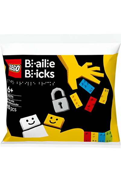 LEGO Joc de cărămizi Braille, 10 piese, 6 ani+