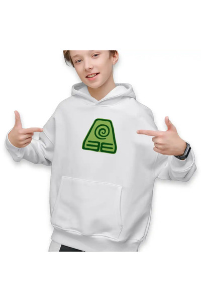 OEM Hanorac Copii Baieti Avatar Earthbender Element Simbol Mastru Pamantului