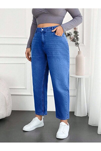 connemara Τζιν Γυναικείο Μεσαίο Μπλε Ψηλόμεσο Παντελόνι ίσιας γραμμής