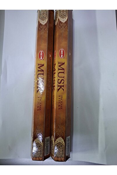 Hem 2 boxes of Brown Musk Scented Sticks 6 sticks/box