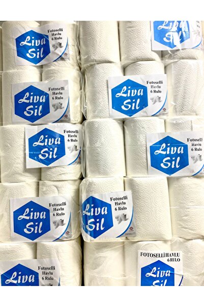 LİVASİL Fotoselli Havlu Kağıt 21Cm 6'lı 2.5KG