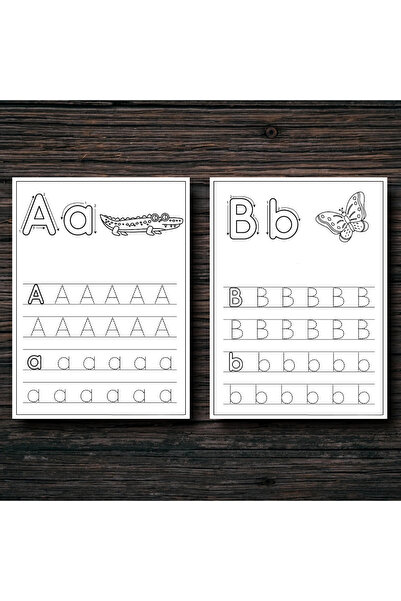 ABC Abecedar – Carte de scriere și exersare a literelor pentru copii