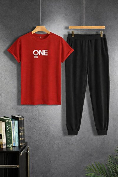 zeag SET UNISEX CU TRICOU ȘI PANTALONI DE TRENING CU IMPRIMEU