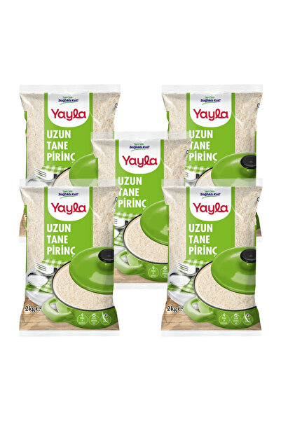 Yayla Uzun Tane Pirinç 2 kg x5