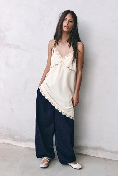 Pull & Bear Asimetrik slip top