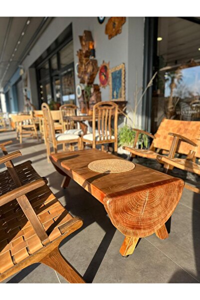 R&K AHŞAP DEKORASYON KESTANE SEHPA