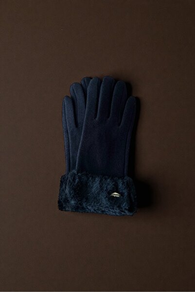 Beju be Frey Feather Detailed Gloves