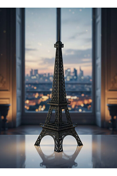 bizden alınır güvenli alışverişin adresi Eyfel Kulesi Ahşap 3D Puzzle Maket (...