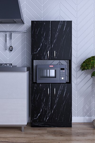 İGEMTASARİM NİSAN ÇOK AMAÇLI KAPALI ŞIK MİKRODALGA FIRIN DOLABI