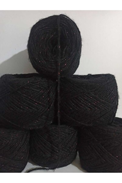 İPEK YÜN İPLİK DÜNYASI Moher Knitting Yarn Twisted (Negru) Sim (Roșu Claret) ...