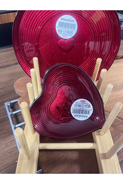 coFEE Kalpli cam tabak 2 Li set